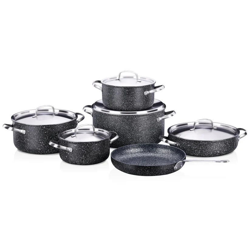 Korkmaz Galaksi Plus 11 Pcs Cookware Set
