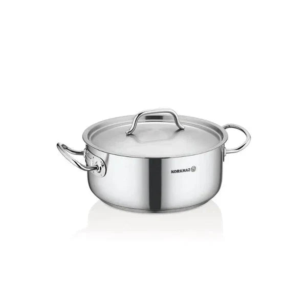 Korkmaz Proline Gastro Low Casserole 24x10 (Satin)